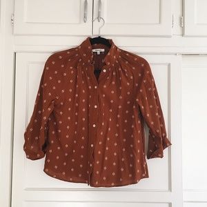 Madewell Raglan Peasant Shirt